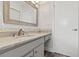 Bathroom featuring granite countertops, stylish cabinets, and modern fixtures at 6100 Alligator Lake W Shr, St Cloud, FL 34771