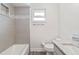 Updated bathroom features granite countertop, new toilet, and new tile floor at 6100 Alligator Lake W Shr, St Cloud, FL 34771
