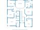 Second floor of a multi-story home featuring several bedrooms, walk in closets, and open to below floor plan at 8401 Secret Key Cv, Kissimmee, FL 34747