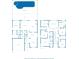 Floor plans for first and second floors of a modern home featuring an open floor plan and several bedrooms at 8401 Secret Key Cv, Kissimmee, FL 34747