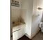 Bathroom with a vintage sink, toilet and outdated fixtures needing full renovation at 1011 26Th Street, Orlando, FL 32805