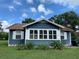 Charming blue bungalow with white trim, offering a vintage aesthetic and curb appeal at 1011 26Th Street, Orlando, FL 32805