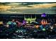 Scenic nighttime view of the skyline, showcasing vibrant lights and iconic landmarks at 13427 Blue Heron Beach Dr # 1607, Orlando, FL 32821