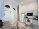 Spacious kitchen featuring granite countertops and white cabinets at 1361 Rebecca Dr, Haines City, FL 33844