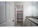 Bathroom view with shower/tub combination and tile flooring at 1371 Red Blossom Ln, Kissimmee, FL 34746