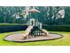 Community playground with a slide and climbing structure in a green space at 15687 Kinnow Mandarin Ln, Winter Garden, FL 34787