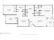 Detailed floor plan highlighting the layout of the bedrooms, bathrooms, living spaces, and balcony at 2794 Club Cortile Cir # B, Kissimmee, FL 34746