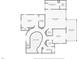 Floorplan showcasing primary bedroom, bathrooms, and closets with screened patio layout of floor 2A at 808 Golfpark Dr, Celebration, FL 34747