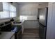 Bright kitchen boasts modern appliances, lots of cabinet space, and natural light at 2326 S Peninsula Dr, Daytona Beach, FL 32118