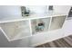 Modern shelving unit, perfect for displaying decor and storage at 2326 S Peninsula Dr, Daytona Beach, FL 32118