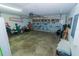 Spacious garage with ample room for parking, storage, and workspace, providing convenience and versatility at 2822 Moultrie Creek Dr, Kissimmee, FL 34743
