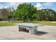 Outdoor ping pong table near volleyball courts offers community members a fun and active recreational space at 3384 Cordgrass Pl, Harmony, FL 34773