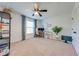 Bright office space with a ceiling fan, large window and an abundance of space at 4842 Rockvale Dr, Kissimmee, FL 34758