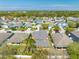 Aerial view of a well-maintained neighborhood, featuring mature trees and neatly arranged single-Gathering homes at 550 Michigan Estates Cir, St Cloud, FL 34769