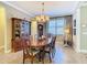 Charming dining area featuring an oval table, hutch and natural light at 759 Villa Park Rd, Poinciana, FL 34759