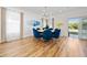 Bright dining area with lots of natural light, adjacent to a sliding glass door at 10937 Prairie Hawk Dr, Orlando, FL 32837