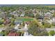 Neighborhood aerial showcasing pond view, lush landscaping, and a peaceful residential setting at 1916 Nicholas Pl, St Cloud, FL 34771