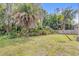 Large, grassy backyard showcasing mature trees and lush greenery at 2165 The Oaks Blvd, Kissimmee, FL 34746