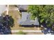 Bird's eye view of a home showcasing its roof, yard, and proximity to neighborhood streets at 2320 Amherst Ave, Orlando, FL 32804