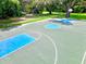 Community basketball court surrounded by green space and mature trees at 2926 Siesta View Dr, Kissimmee, FL 34744