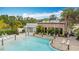 Stunning overhead shot of the community pool at 426 Captiva Dr, Davenport, FL 33896