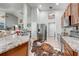 Spacious kitchen featuring stainless steel appliances, granite countertops, and lots of cabinets at 4740 Cypress Forest Ln, St Cloud, FL 34772