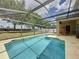 Inviting screened-in pool offers outdoor enjoyment with a view of the patio and backyard at 532 Kildrummy Dr, Davenport, FL 33896