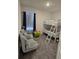 The bedroom has carpeted floors, a bunk bed, curtains, and furniture at 5539 Maddie Dr, Haines City, FL 33844