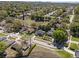 Desirable neighborhood aerial view showcasing lush greenery and well-maintained homes in a peaceful community at 834 High Pointe Cir, Minneola, FL 34715