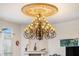 Unique Chandelier above fireplace at 8550 Lost Cove Dr, Orlando, FL 32819