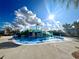Fun splash pad area, great for to cool off and play during warm weather at 9122 Sommerset Hills Dr, Davenport, FL 33896