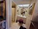 Cozy bathroom featuring a vanity, mirrored cabinet, and decorative accents at 133 La Casa # 133, Lake Wales, FL 33898