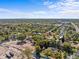 An expansive aerial view highlighting the property's location within a lush green and developed neighborhood at 1921 Taylor Ave, Winter Park, FL 32792