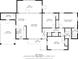 Detailed floor plan of a single-story home showing the layout of rooms and measurements at 1921 Taylor Ave, Winter Park, FL 32792