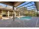 Screened-in pool area with covered patio and spa, perfect for outdoor relaxation and entertainment at 2515 Ridgewind Way, Windermere, FL 34786