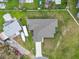 Top-down view of the property highlighting the home, driveway, and surrounding yard at 2776 Tropical Lake Dr, Kissimmee, FL 34741
