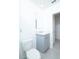 A bathroom featuring a single sink vanity and tile flooring at 30376 Armenia Rd, Leesburg, FL 34748