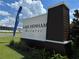 Entrance sign for Lake Denham Estates, a modern residential community at 30376 Armenia Rd, Leesburg, FL 34748