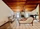 Cozy living room featuring a brick fireplace and stylish furnishings at 3725 Blossom St, Kissimmee, FL 34746