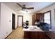 Home office with generous counter space, built-in cabinets and tile floors at 3725 Blossom St, Kissimmee, FL 34746