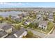 Aerial view of home highlighting the property's location in a residential neighborhood at 13831 Briand Ave, Orlando, FL 32827