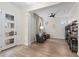 Cozy living room featuring hardwood floors and stylish furnishings at 13831 Briand Ave, Orlando, FL 32827
