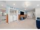 Upstairs bonus room with carpet and fun Mario Brothers wall decor at 4002 Lana Ave, Davenport, FL 33897
