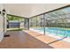 Spacious screened patio overlooking a sparkling pool, perfect for entertaining at 4531 Lake Trudy Dr, St Cloud, FL 34769