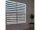 Close up of a modern window blind with natural light and plant decor at 4952 Shady Pines Dr, St Cloud, FL 34772