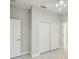 Bedroom with sliding closet doors and a ceiling fan at 531 Barcelona Dr, Poinciana, FL 34759
