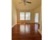 Bright living room featuring hardwood floors and natural light at 6148 Westgate Dr # 302, Orlando, FL 32835