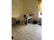 Office featuring wood floors, a desk, and a window with curtains at 619 Tapatio Ln, Kissimmee, FL 34759