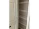 A pantry with multiple wire shelves is ready for storage at 911 N Orange Ave # 142, Orlando, FL 32801