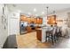Well-equipped kitchen with stainless steel appliances and bar seating is perfect for everyday dining at 1432 Rolling Fairway Dr, Davenport, FL 33896